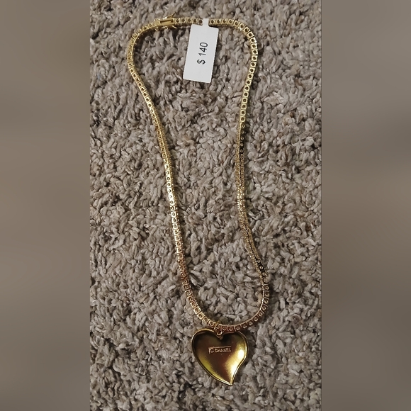 💖✨ Fashion Heart Tennis Necklace | NWT | Gold Finish | CZ Sparkle ✨💖 - Picture 9 of 11